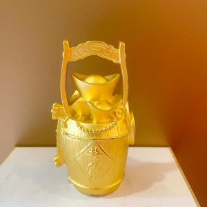 首頁產品 第一桶金黃金擺件70g 足金999財運亨通恭喜發財純金一路發