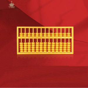 首頁產品 足金999算盤擺件黃金算盤收藏 高檔商務送禮生日禮物 經典算盤約200g
